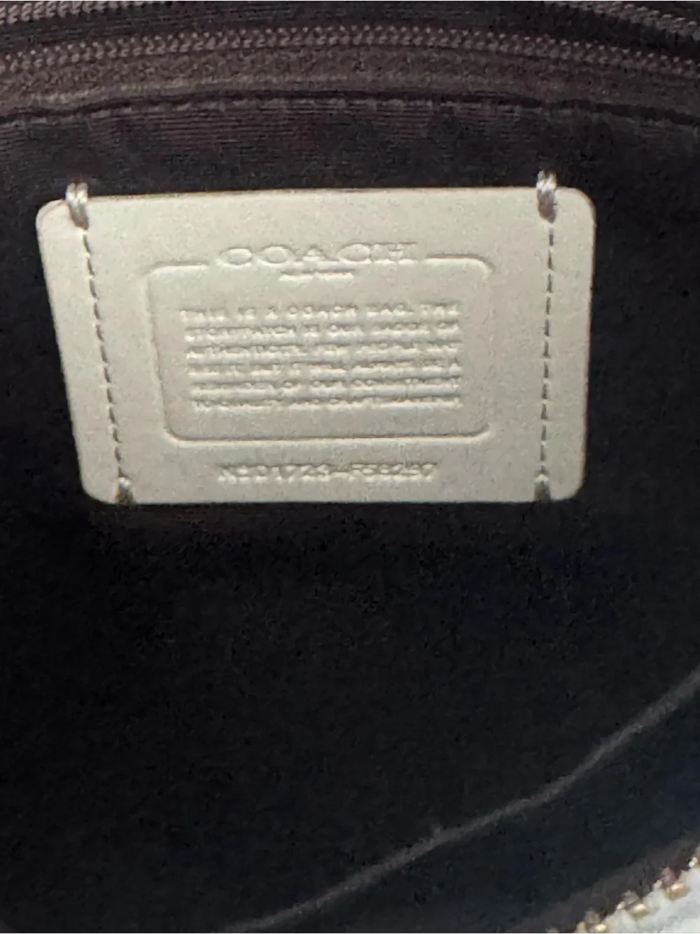 Coach Beige Signature Canvas Crossbody Bag